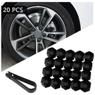 For Audi 17MM Wheel Nut Bolt Covers Locking Caps Black. Fixed Price $7.50.