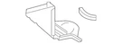 Genuine Mitsubishi Center Cover 9450B976. Fixed Price $49.64.