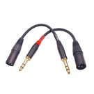 Sam&johnny 1/4 Trs To Xlr Male Cable 2-PACK Professional Studio Microphone .... Fixed Price $17.75.