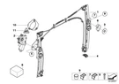 Genuine Mini R50/R53/CABRIO Lh Window Adapter Plate. Fixed Price $17.31.