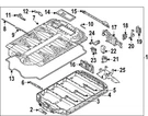 Genuine Volvo Drive Motor Battery Pack Cover Insulator 31320960. Fixed Price $508.89.