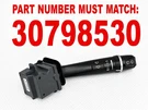 2005-2014 Volvo S60 S80 V70 XC70 XC90 Windshield Wiper Control Switch 30798530. Fixed Price $59.99.