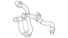Genuine Mercedes-benz Drive Motor Battery Pack Coolant Hose 465-830-78-00. Fixed Price $351.00.