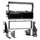 Metra Single Din Black Stereo Dash Kit W Trim Plate, Brackets & Spacers. Fixed Price $50.99.