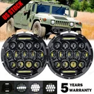 Pair 7" Led Headlights Military Truck For Hummer M998 M923 M35A2 Humvee Headlamp. Fixed Price $46.62.