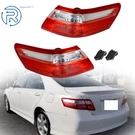 Driver Passenger Red Lens Tail Lights Chrome Halogen For 2007-2009 Toyota Camry. Fixed Price $62.29.