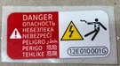 Genuine Volkswagen Info Label 12E-010-001-G. Fixed Price $12.53.