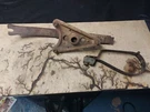 Spare Tire Holder With Lock Artillery Wheel Carrier 1935 1936? Antique 30S Ford. Fixed Price $75.00.