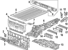 Genuine Gm Rear Reinforced 85617458. Fixed Price $262.40.