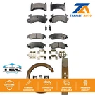Front Rear Ceramic Brake Pads And Parking Shoes Kit For Chevrolet S10 Gmc Sonoma. Fixed Price $102.62.