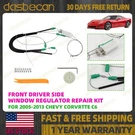 Front Left Driver Window Regulator Repair Kit For Chevy Corvette C6 2005-2013. Fixed Price $55.99.