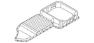 Genuine Bmw Upper Cover 61-27-8-689-517. Fixed Price $567.54.