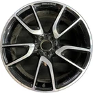 Front Mercedes-benz Machined Black Glc-class Factory Rim 21" 2017-2019 85590B. Fixed Price $327.58.