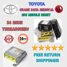 Toyota Camry Srs Restraint Module Crash Data Removal Reset Repair Service. Fixed Price $34.99.