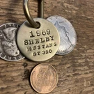 1969 Ford Shelby Mustang GT-350 Brass Key Fob Carroll Cobra Pony. Fixed Price $16.95.