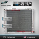 Aluminum Radiator For 82-93 Mercedes Benz W201 190E 2.3-16 2.5-16 Cosworth Auto. Fixed Price $235.00.
