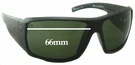 Sfx Replacement Sunglass Lenses Fits Electric D. Payne - 66MM Wide. Fixed Price $36.99.