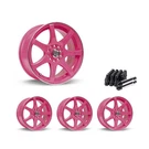 Set Of 4 16" Red Alloy Wheel Rims 5X105 Fits Cadillac Eldorado, RTX7J 5LUG. Fixed Price $780.25.