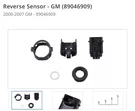 New Oem Reverse Sensor Gm (89046909) 2000-2007 Cadillac Buick. Fixed Price $145.00.