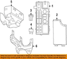 Chrysler Oem 07-17 Caliber,compass,patriot Electrical Fuse Box-shield 4692044AC. Fixed Price $36.66.
