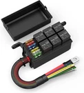 12V Box 6 Relays And Way Atc/ato Fuses For Auto Car Marine Boat. Fixed Price $36.99.