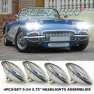4PCS Dot 3/4" 5.75" Inch Headlights Hi/lo Beam For Chevrolet Corvette C1 C2 C3. Fixed Price $119.99.