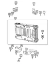 Genuine Mopar Battery Bracket 5192381AB. Fixed Price $50.58.