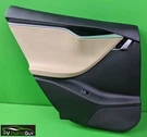 Tesla Model 2012-2016 Rear Door Trim Black/tan Left, Driver 6006133-09-L. Fixed Price $175.00.