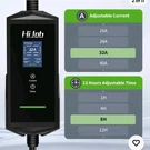 Hijob 25FT Portable Level Charger W/5-15 Adapter For Quick & Slow Charging. Fixed Price $28.99.