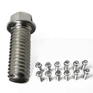 Header Bolts Chrome Set 12, 3/8-16 Chevy Ford Mopar V8 Engines. Fixed Price $19.99.