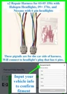 X2 Fits Nissan 350Z Halogen Headlight 370Z Harness Pigtail Connector Wiring Plug. Fixed Price $24.99.