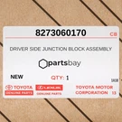 Genuine 2010-2013 Lexus GX460 Driver Side Junction Block Assy 8273060170. Fixed Price $165.00.