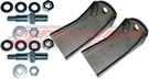 Shock Relocating Mount Kit Steel Air Bag Ride Drop Lowering Suspension Weld. Fixed Price $79.89.