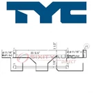Tyc Drive Motor Inverter Cooler For TO3011105 G9010-47050 CU13436 Cs. Fixed Price $92.33.