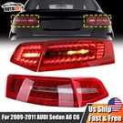 4PCS Lh+rh Inner+outer Led Tail Lights Rear Lamp For Audi A6 C6 Sedan 2009 10 11. Fixed Price $160.00.