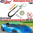 Window Regulator Repair Kit Left Front Driver Side For 2005-2013 Corvette C6 Us. Fixed Price $45.99.