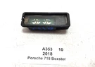 12-25 Oem Porsche 718 Boxster 982 Cayman Rear License Plate Light Lamp 36K. Fixed Price $34.95.