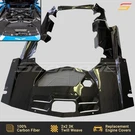 Scopione Carbon Fiber Engine Bay Covers Trim Kit For Lamborghini Aventador Coupe. Fixed Price $3800.00.