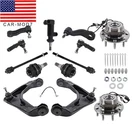 15PC Front Wheel Hub Bearing Control Arm Kit 8LUG For Silverado 2500 3500 Hd 4X4. Fixed Price $252.47.
