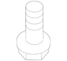 Genuine Ford Tank Strap Bolt W716198S439. Fixed Price $25.40.