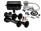 Kleinn HK4-1 Black Quad Air Horn Kit. Fixed Price $439.95.