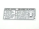 Genuine New Toyota Battery Caution Decal Sticker For C-hr Corolla Prius. Fixed Price $15.05.