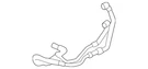 Genuine Mercedes-benz Drive Motor Battery Pack Coolant Hose 192-500-28-00. Fixed Price $468.00.