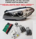 2014-2016 Bmw Series 535I 528I Left Headlight Module Kit Xenon Ballast Led Hid. Fixed Price $249.50.