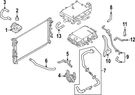 Genuine Nissan Drive Motor Inverter Radiator Hose 21503-5MP2A. Fixed Price $112.01.