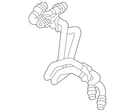 Genuine Audi Drive Motor Battery Pack Coolant Hose 4N0-122-062-A. Fixed Price $98.42.