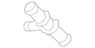 Genuine Audi T-piece N-907-610-01. Fixed Price $9.44.