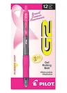 Pilot G2 Pink Breast Cancer Gel Roller Ball Pen, Fine Point 0.7 Mm, Black. Fixed Price $16.99.