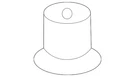 Genuine Mazda Engine Air Intake Hose Spacer FE51-13-329. Fixed Price $5.67.