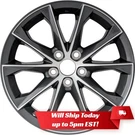 New 18" Machined Charcoal Alloy Wheel Rim For 2015 2016 2017 Toyota Camry Xse. Fixed Price $164.00.